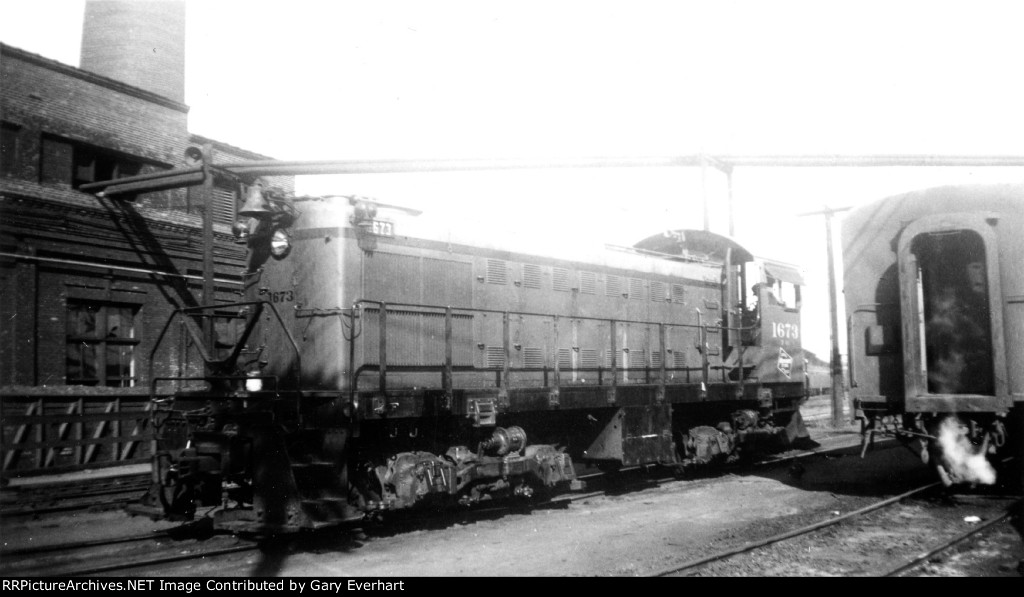 MILW Alco S2 #1673 - Milwaukee Road